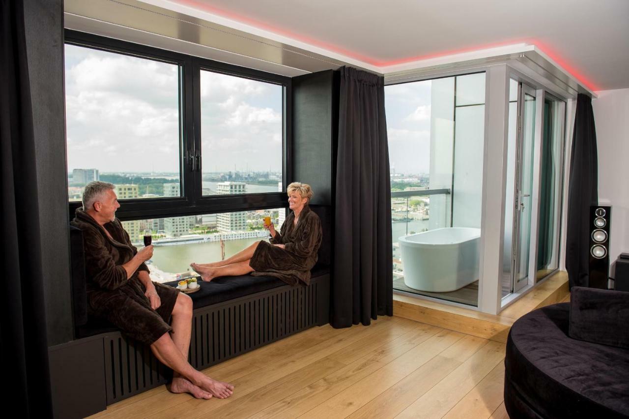 Appartement SkyNooz-exclusive privé wellness penthouse à Anvers Extérieur photo