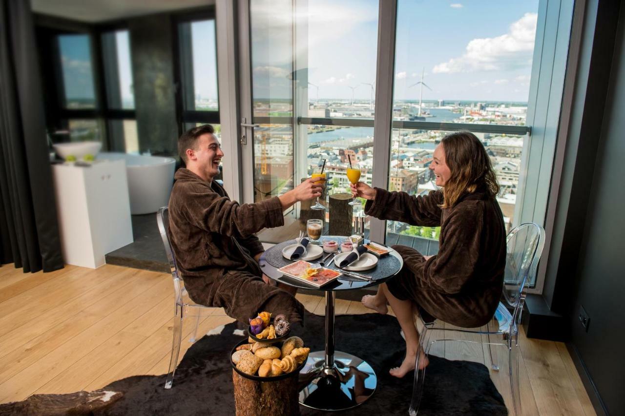 Appartement SkyNooz-exclusive privé wellness penthouse à Anvers Extérieur photo